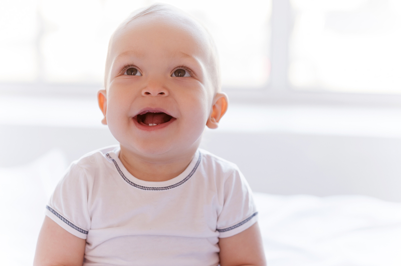 Cute smiling baby for acupuncture infertility memphis
