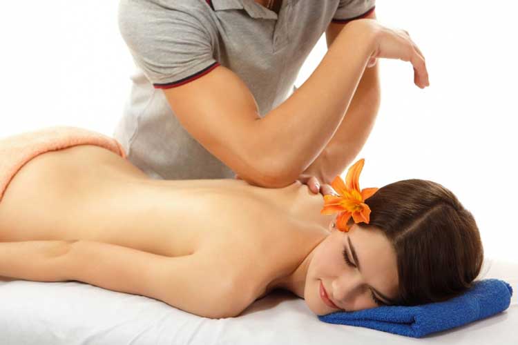 Woman sleeping enjoying Deep Tissue Massage near Memphis