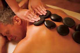 Hot Stone Massage for a man