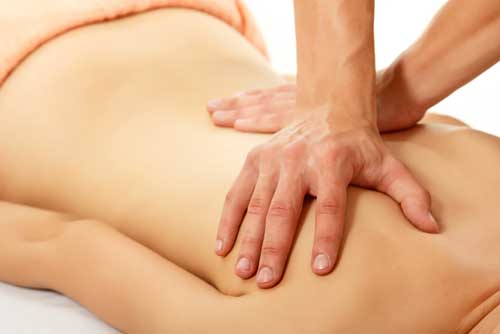 Swedish Massage for woman laying down
